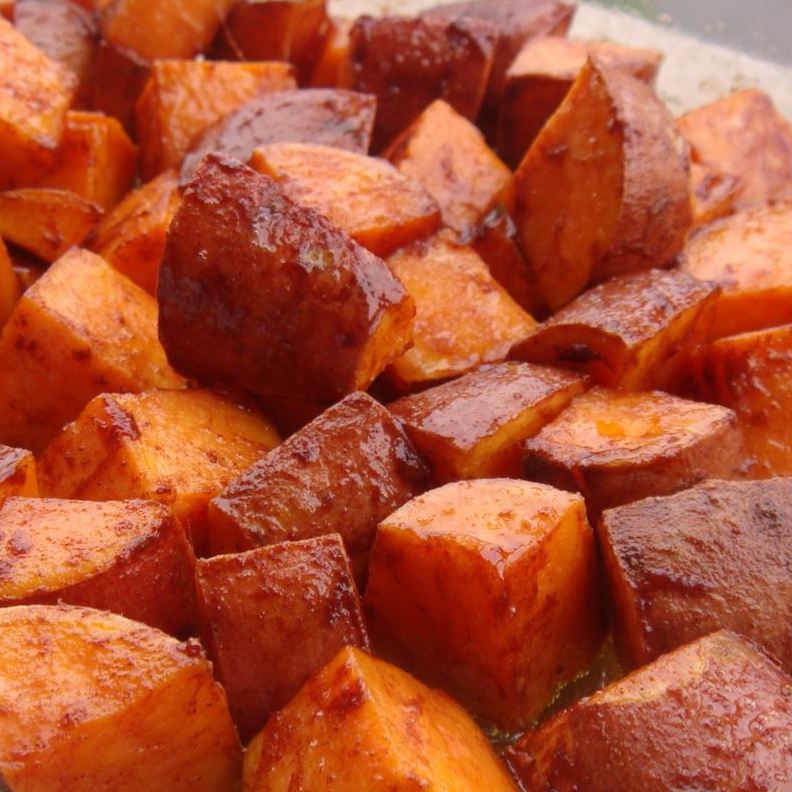 Cinnamon Sweet Potato Slices