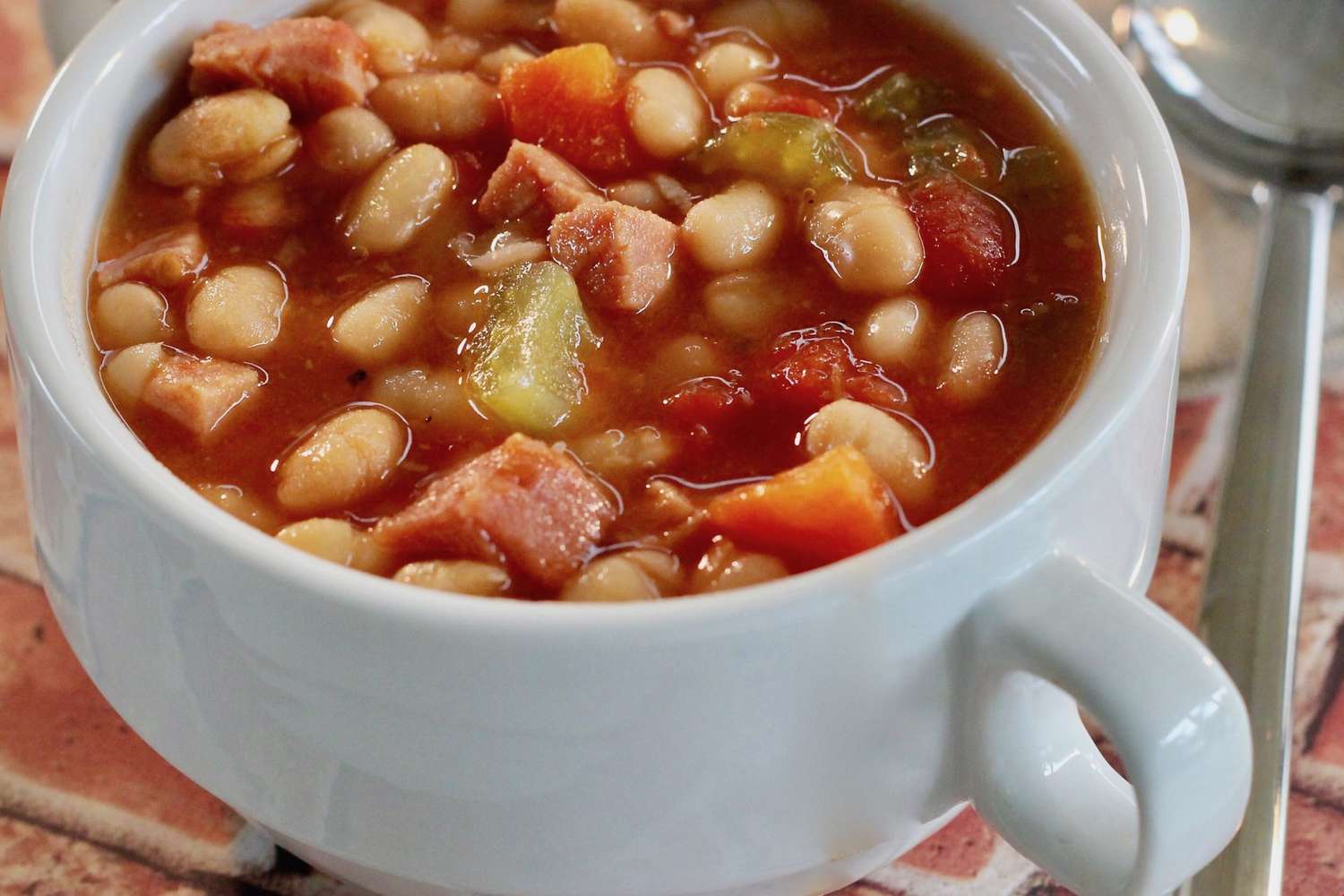 Instant Pot® Double Bean and Ham Soup