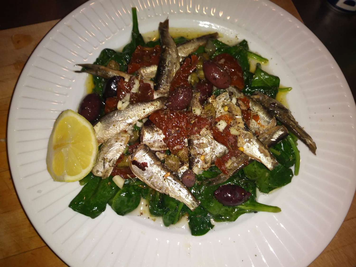 Sardines with Sun-Dried Tomato and Capers
