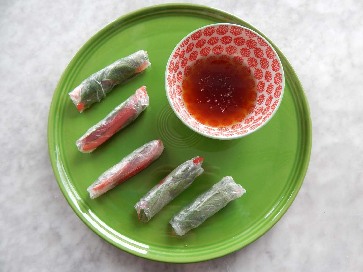Spring Rolls with Dipping Sauce