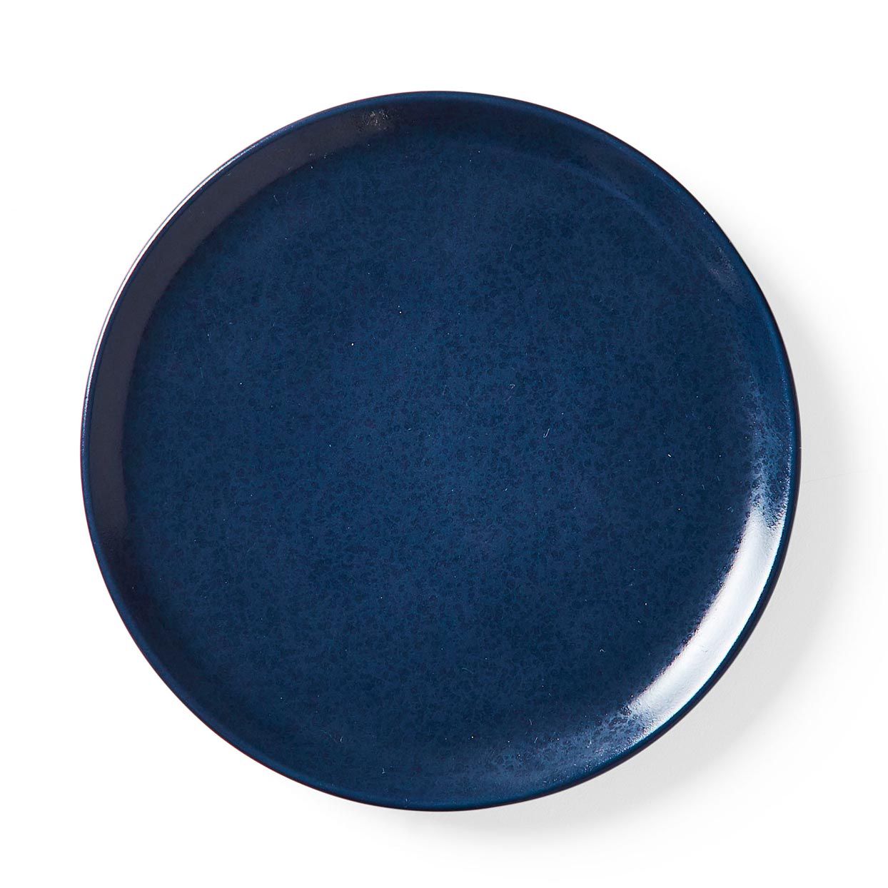 blue appetizer plate