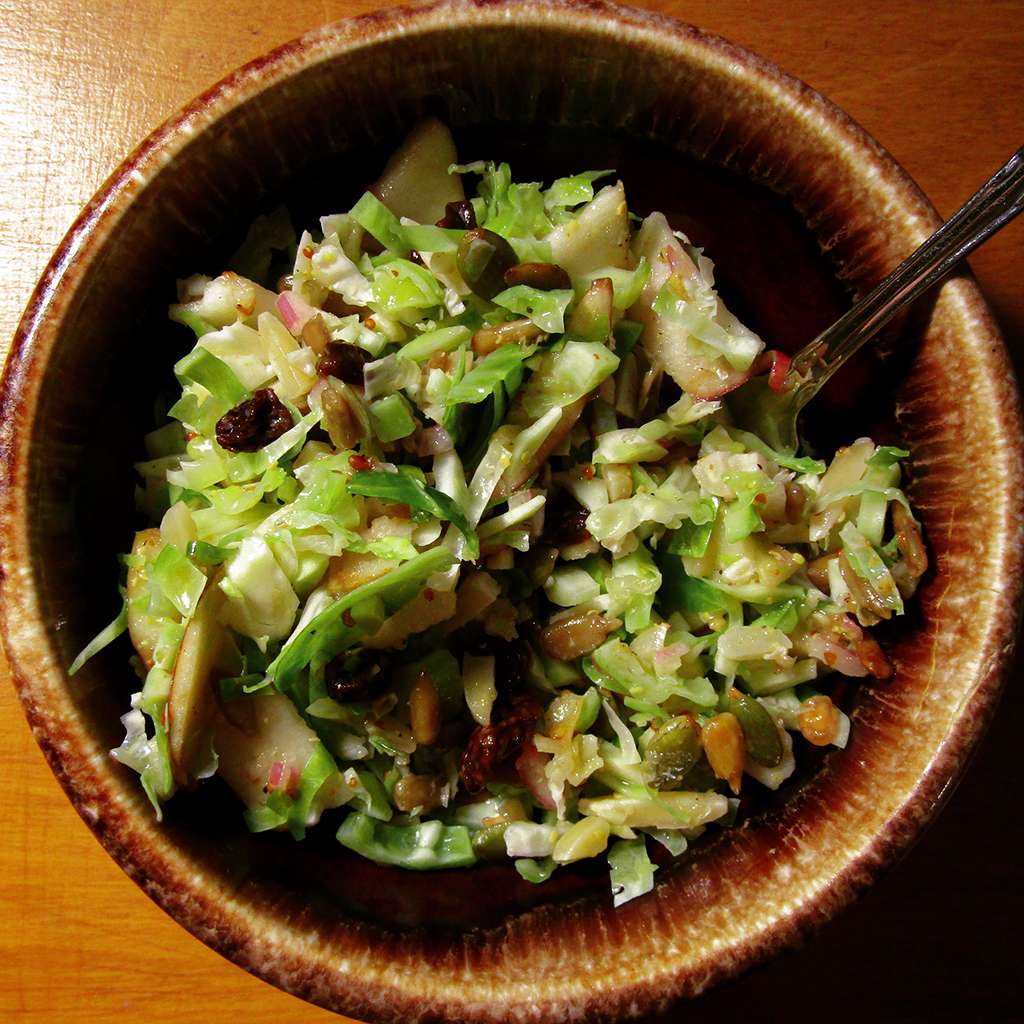 Chopped Brussels Sprout Salad