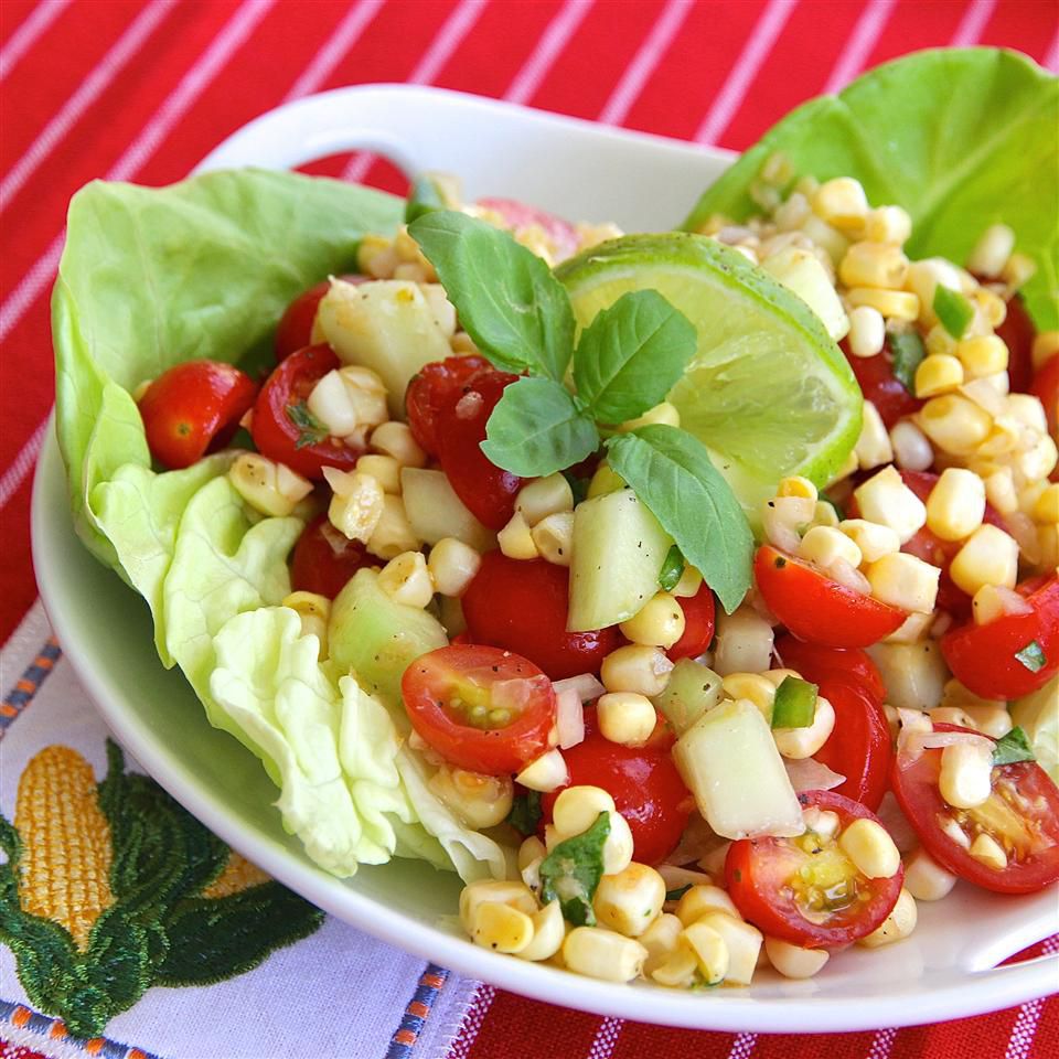Easy Cherry Tomato Corn Salad