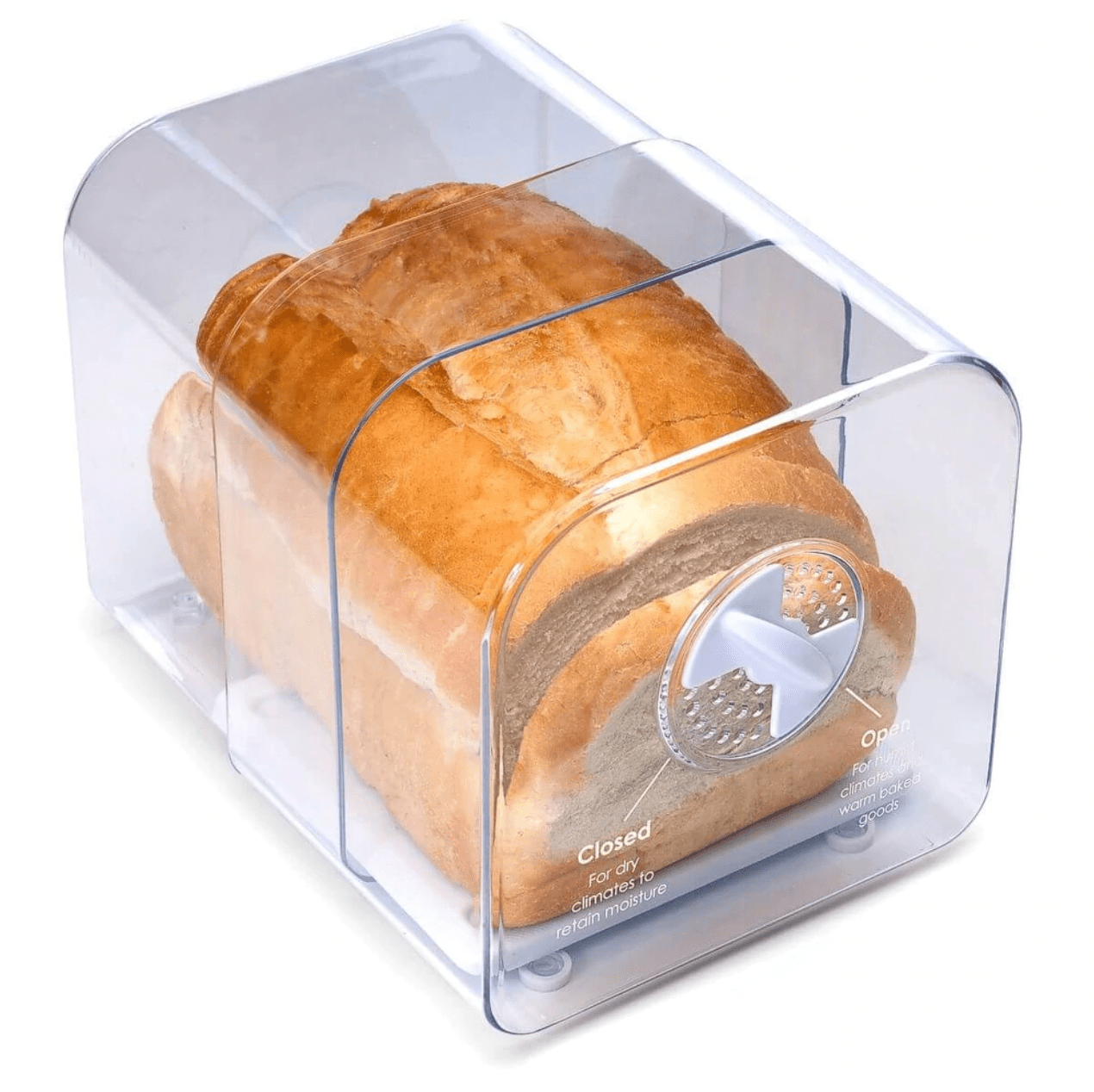 Prep Solutions by Progressive GBK-8 Expandable Bread Keeper, Adjustable Air Vented Bread Storage Container