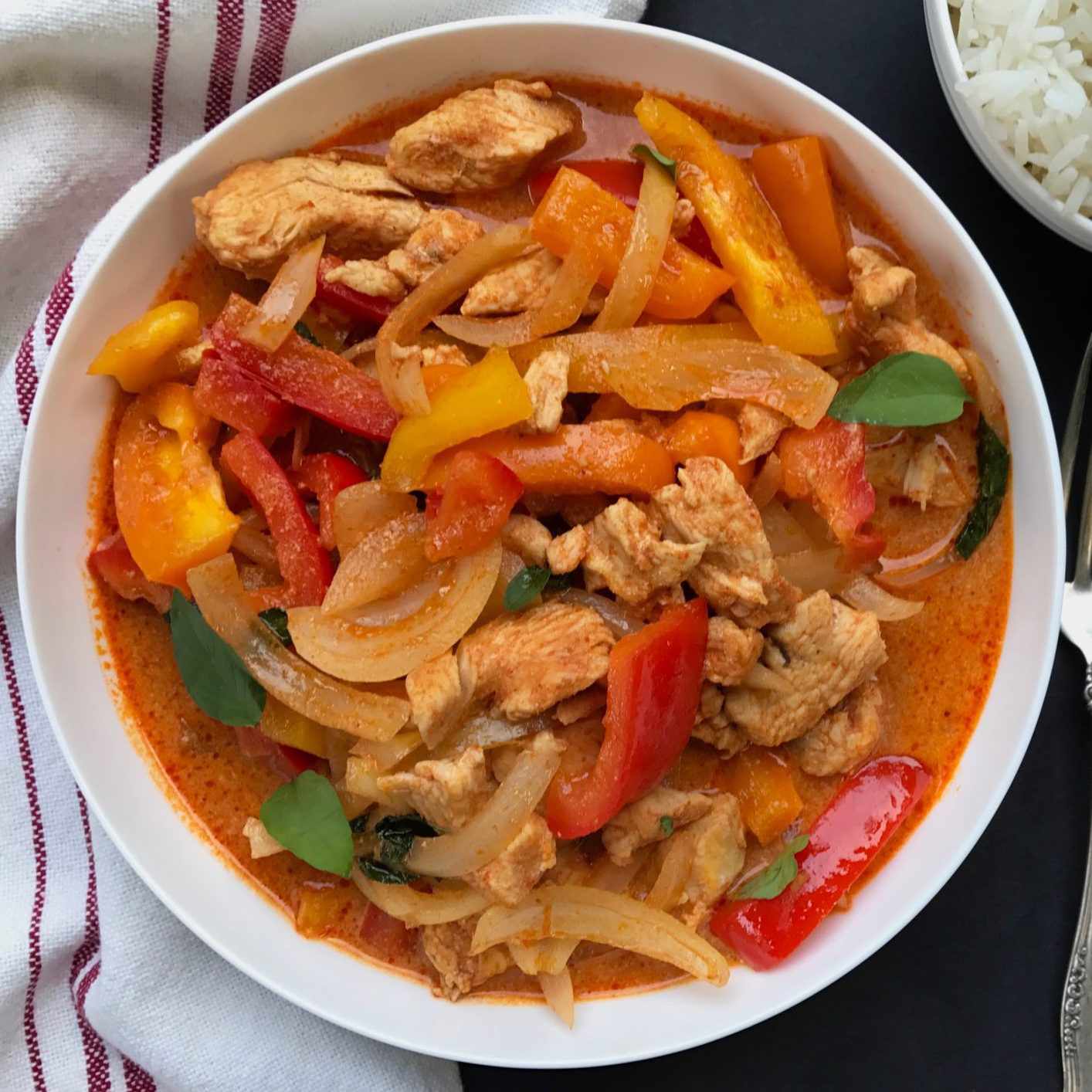 Instant Pot Red Thai Curry Chicken