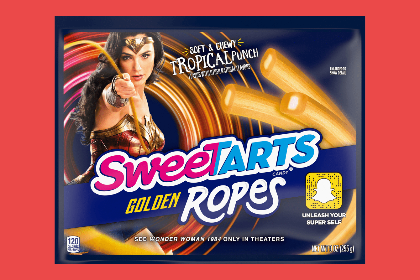 Wonder Woman SweeTARTS Golden Ropes