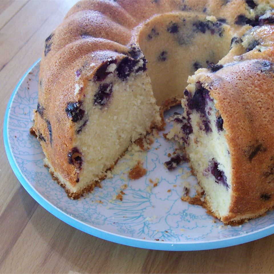 Blueberry-Lemon Pound Cake