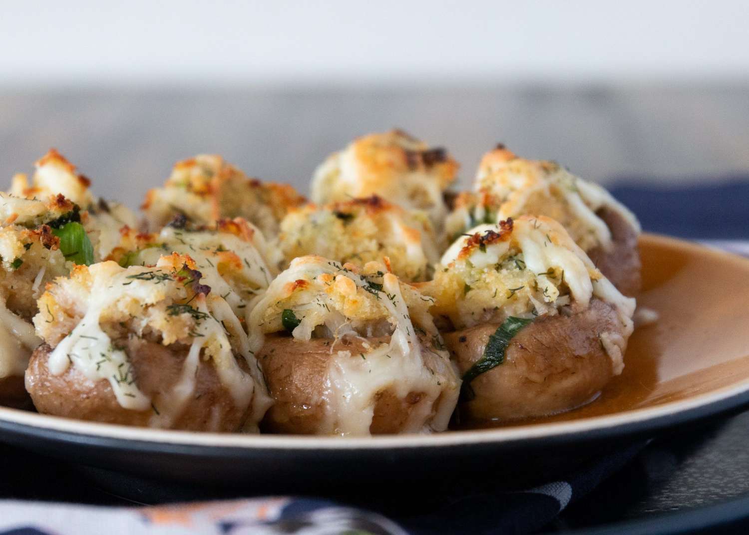 Perfect Crab-Stuffed Mushrooms