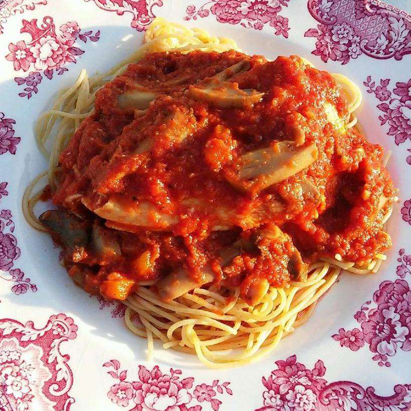 Chicken Cacciatore in a Slow Cooker