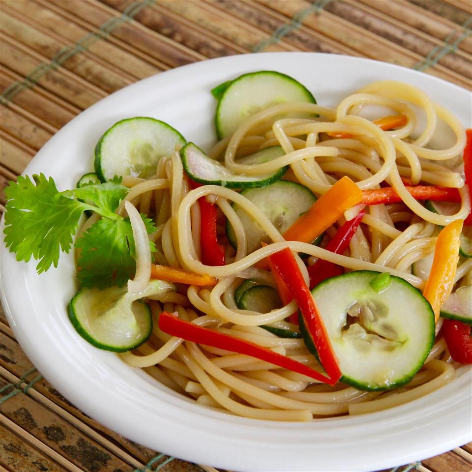 Thai Cucumber Salad with Udon Noodles