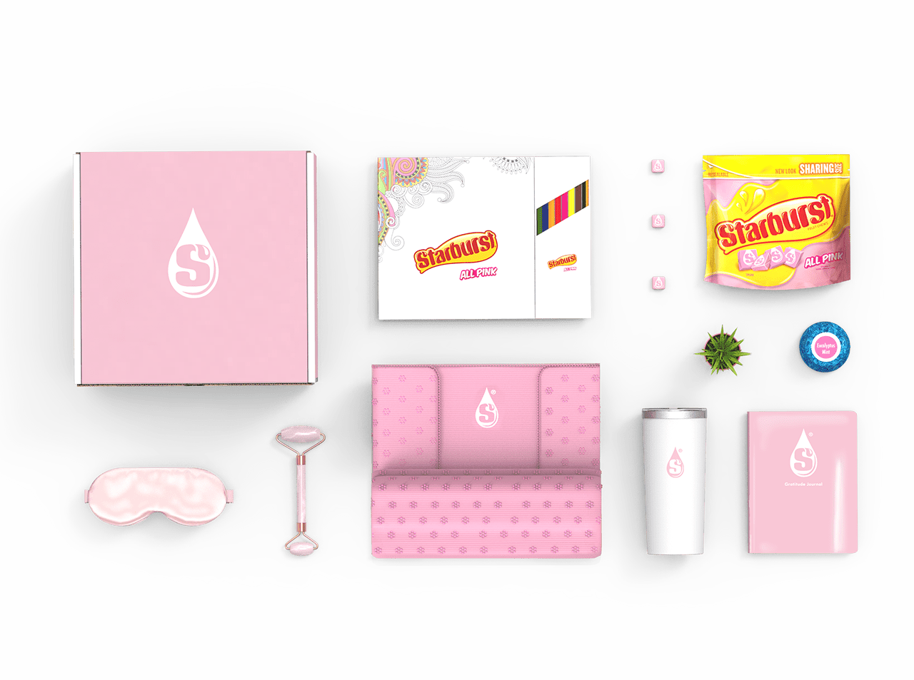 Pink Starburst Self-Care Kit