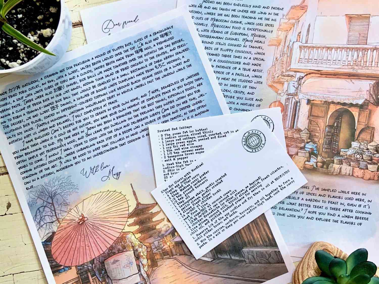 Miss Maisy's Tasty Travels Letters