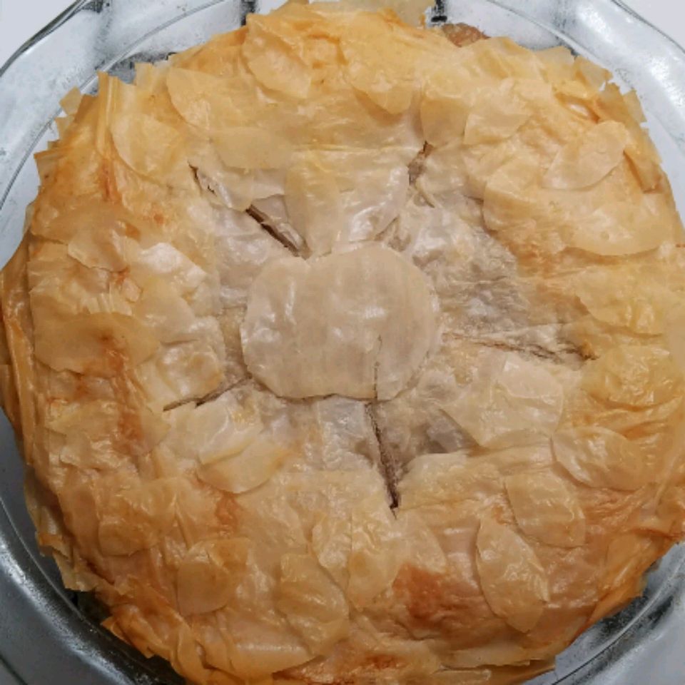 Fruit and Cream Phyllo Pie