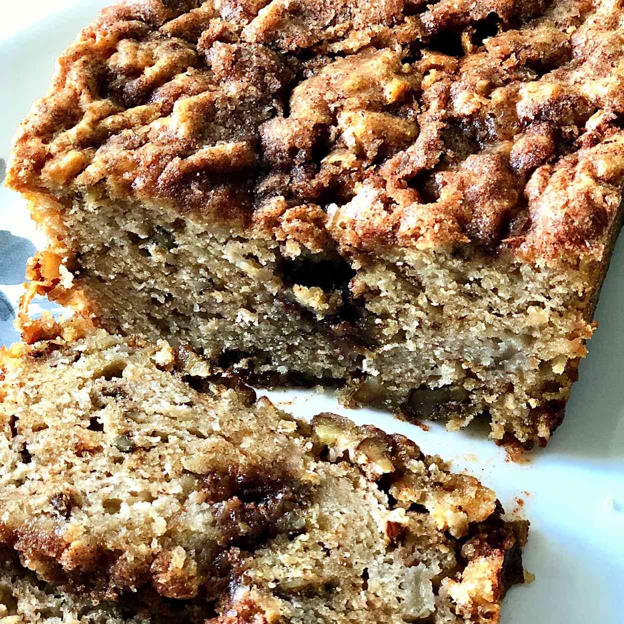 Apple Bread with Double Streusel