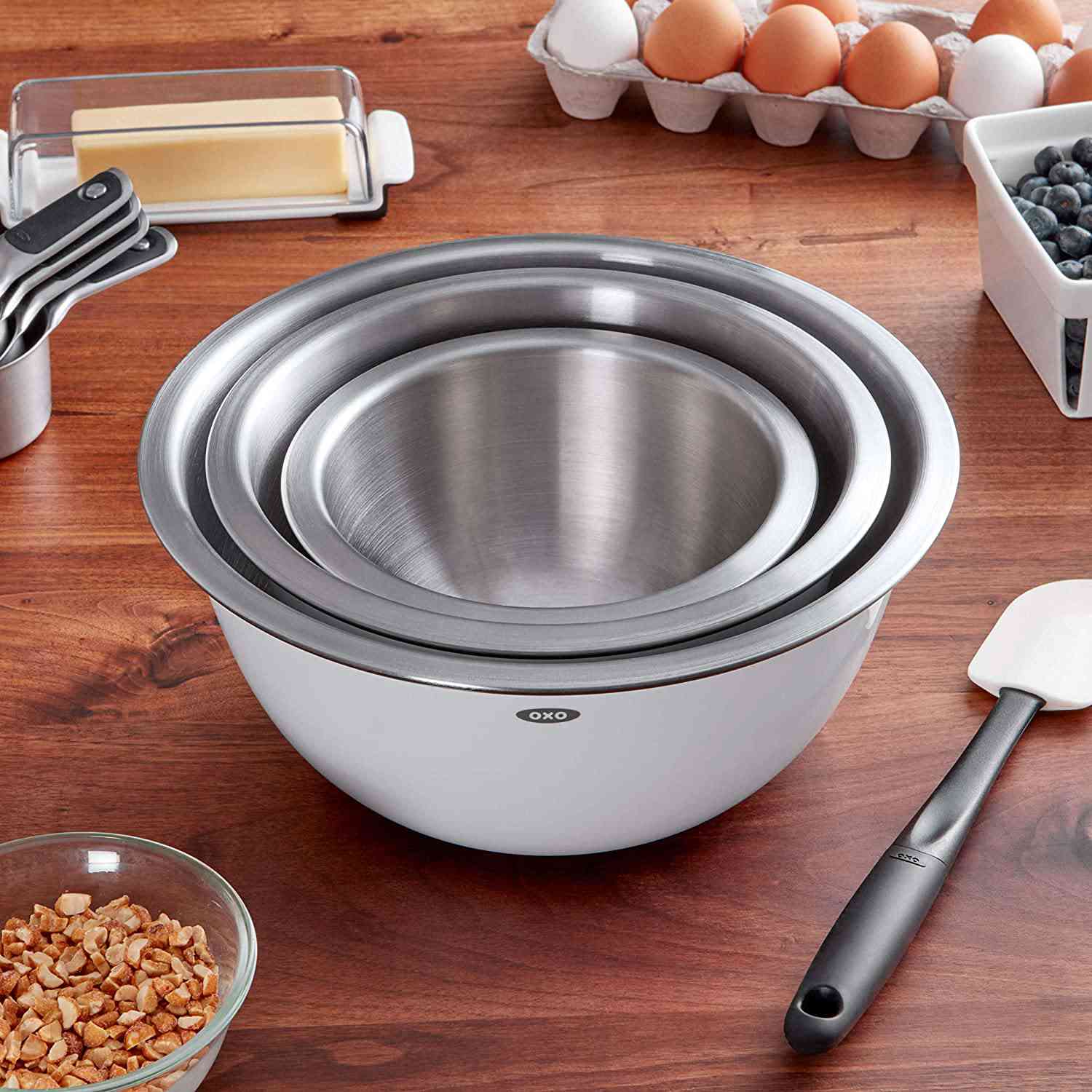 Details about   Stainless Steel Mixing Bowls Nested Mixing Bowl Baking Cooking Salad Mixing Bowl 