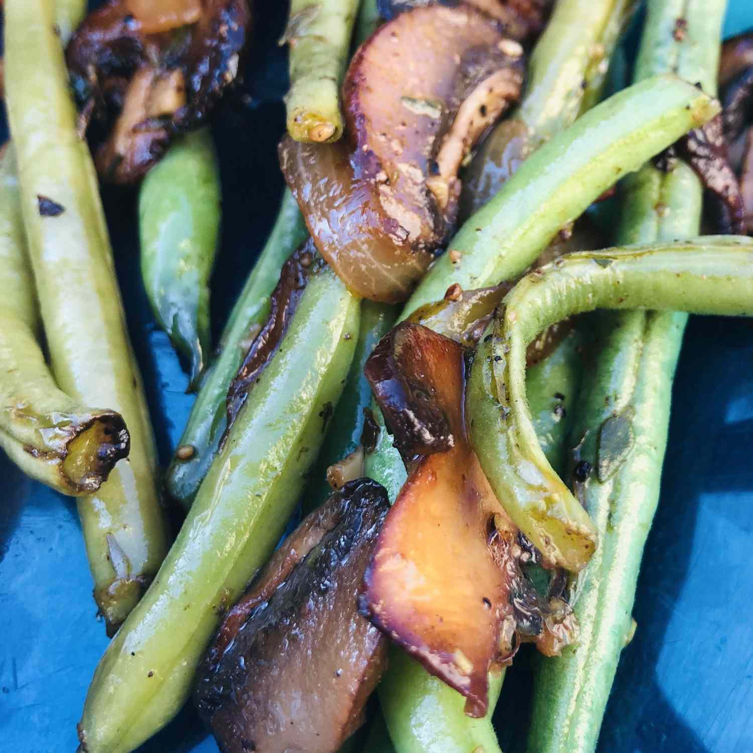 Grilled Fresh Green Beans