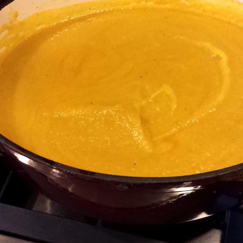 pot of Roasted Squash Soup