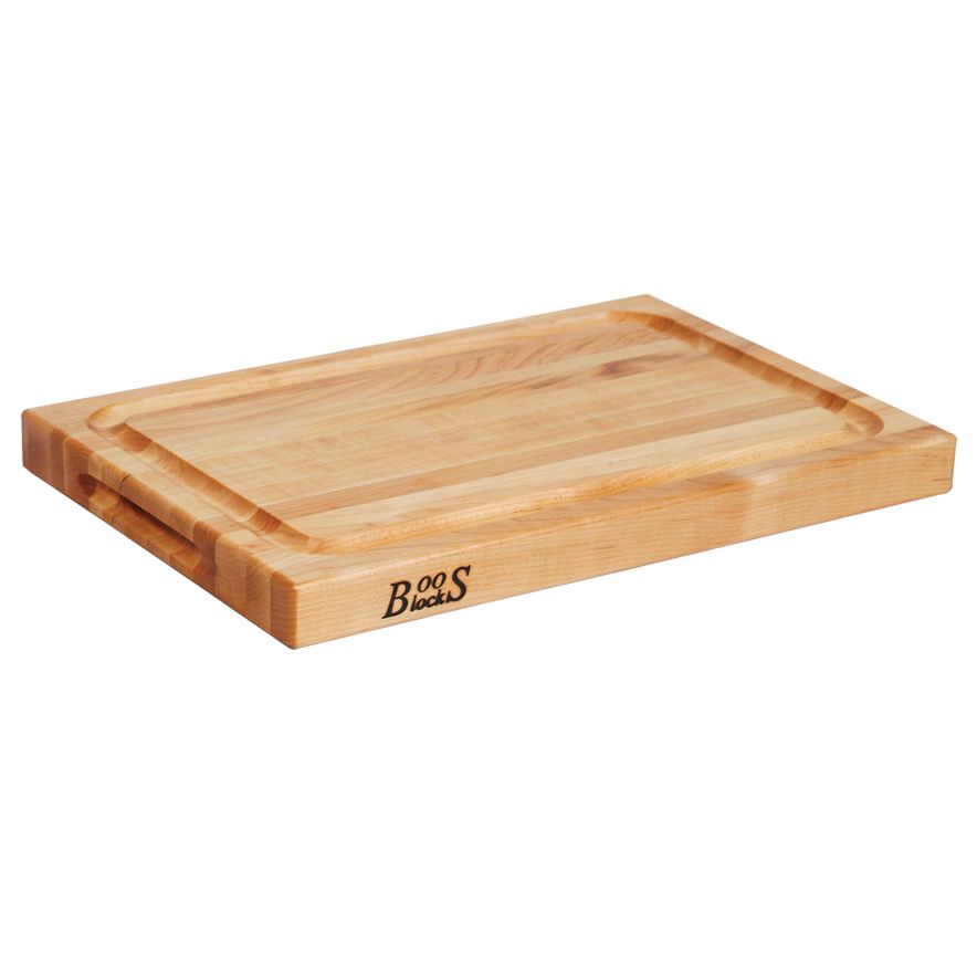 maple cutting board with juice groove