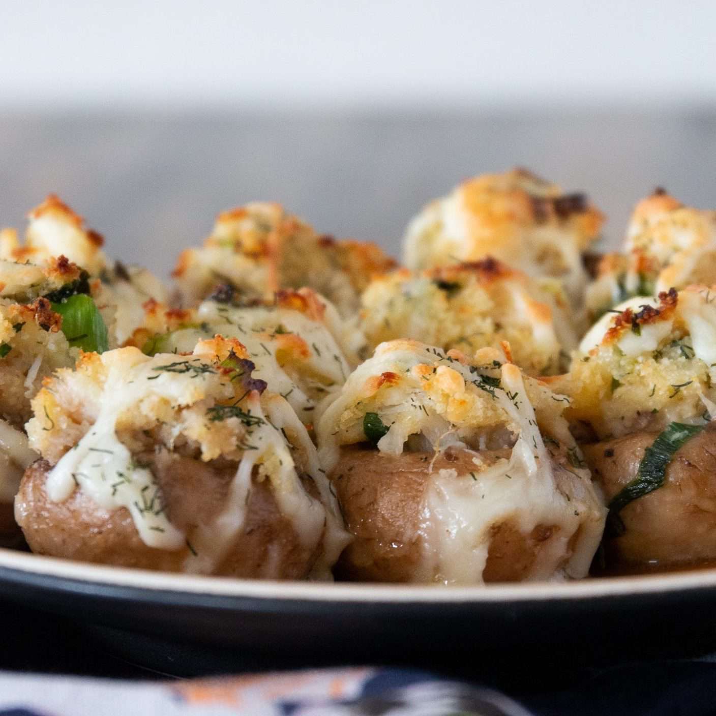 Perfect Crab Stuffed Mushrooms