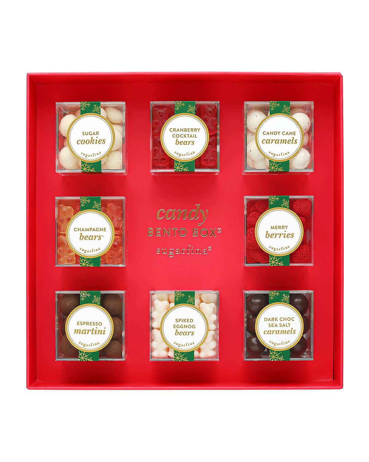 Sugarfina Candy Bentox Box in red with 8 boxes