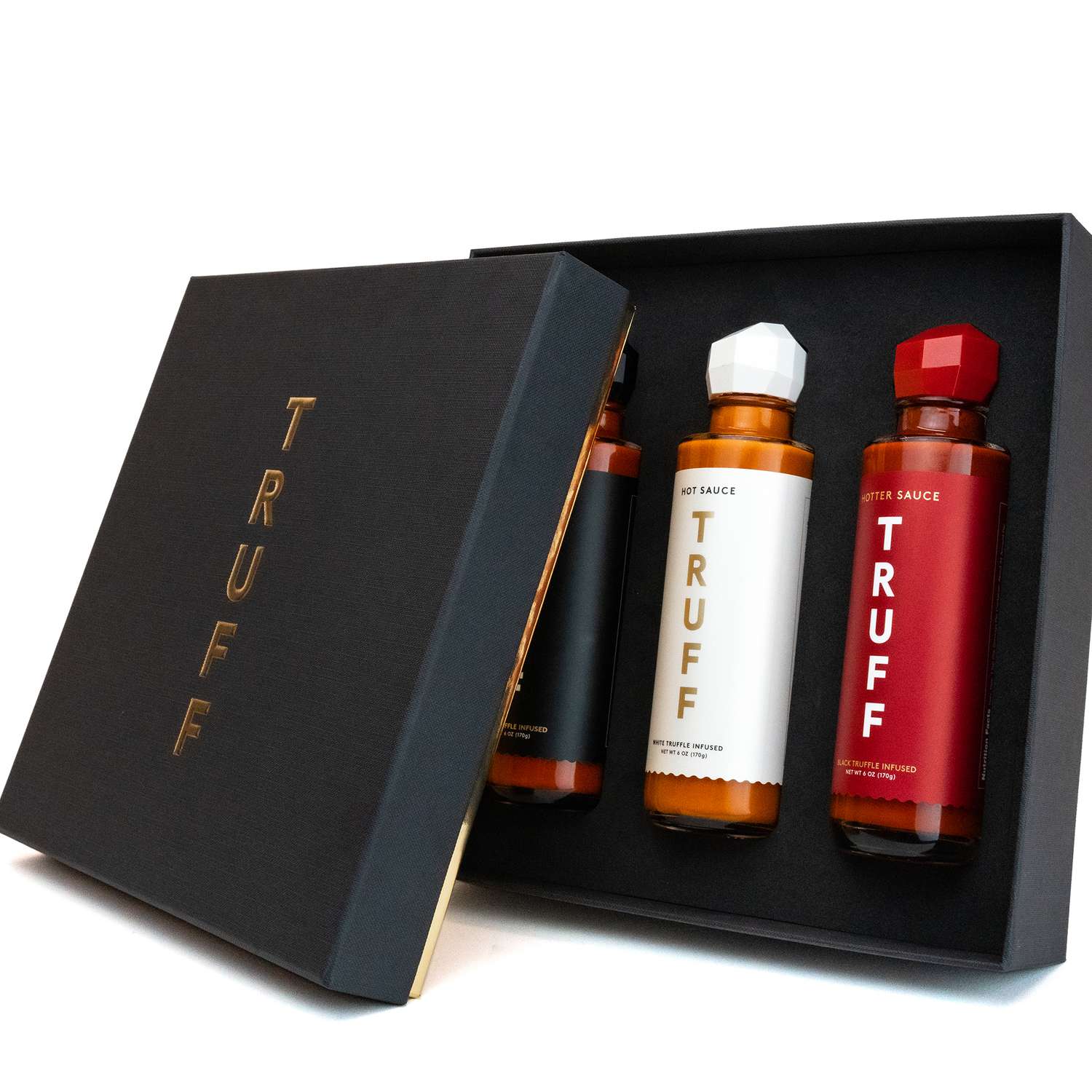 Truff 3 pack gift set on a white background