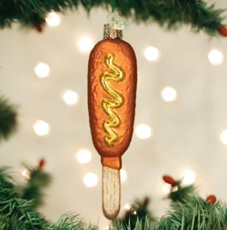 corn dog ornament
