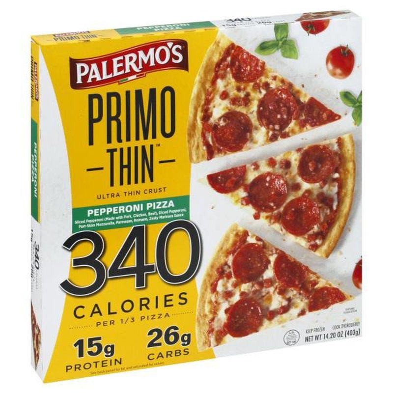 palermo's primo thin pepperoni pizza