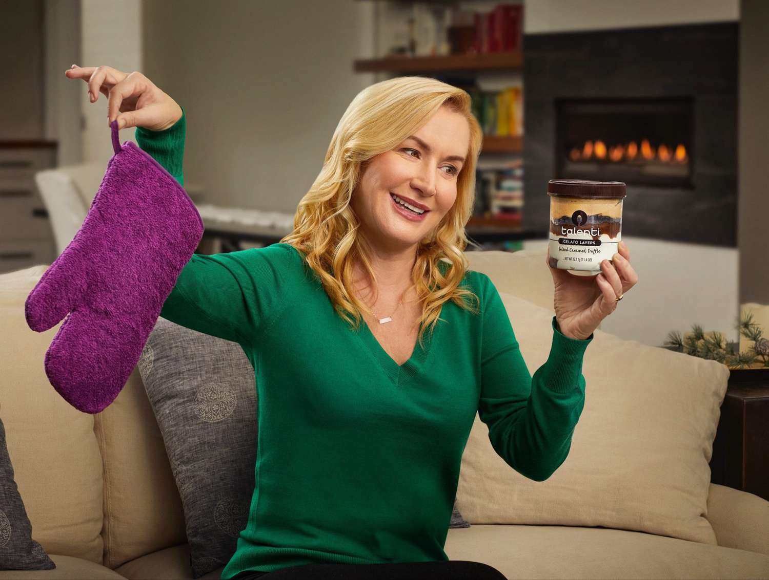 angela is swapping her meh gift for a pint of talenti