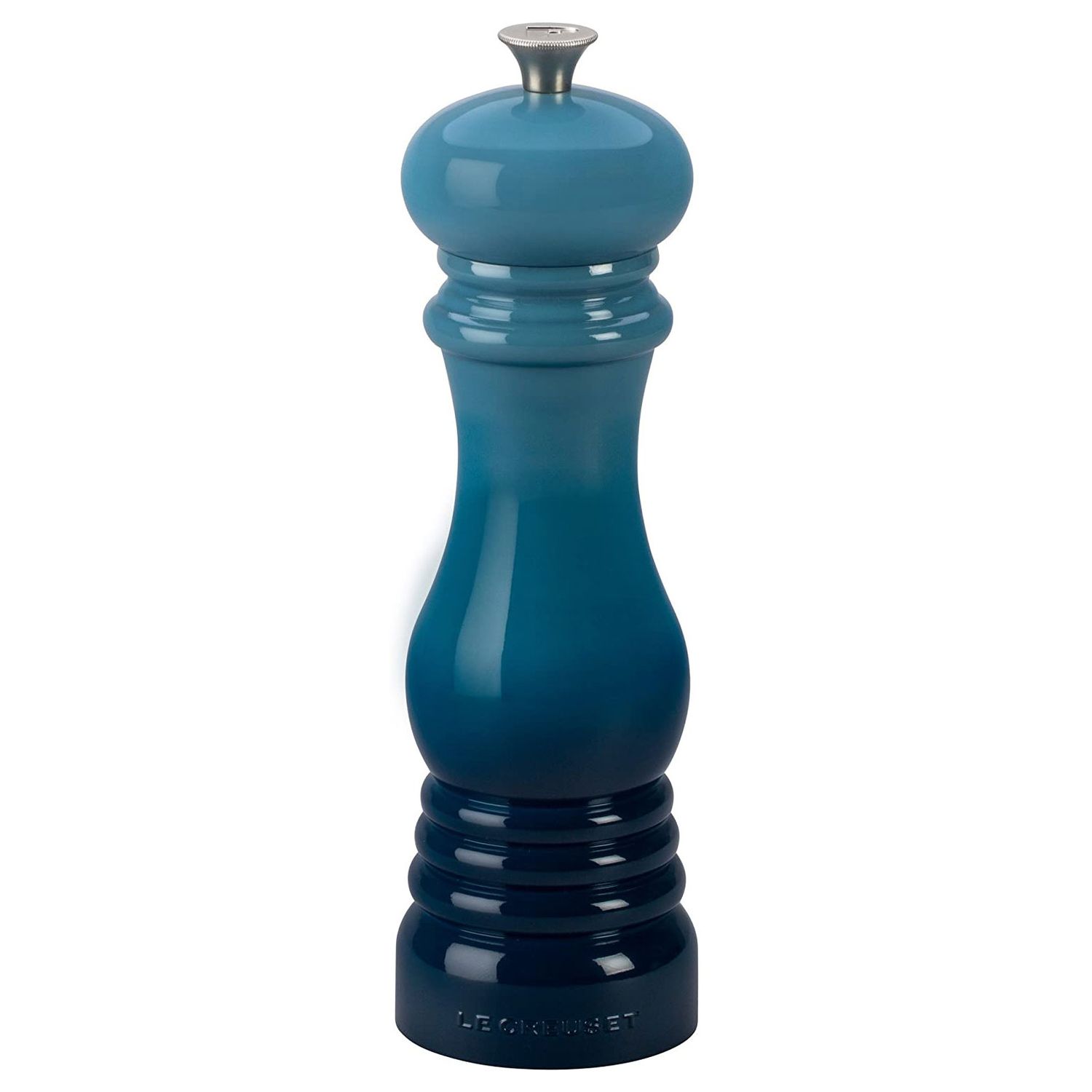 Blue ombre pepper mill