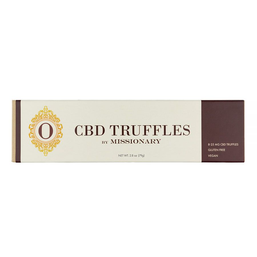 Missionary Chocolates CBD Truffles box