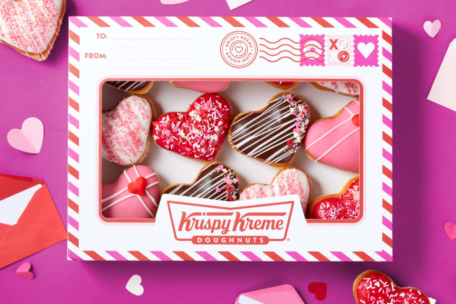 krispy kreme valentine's day dough-notes box