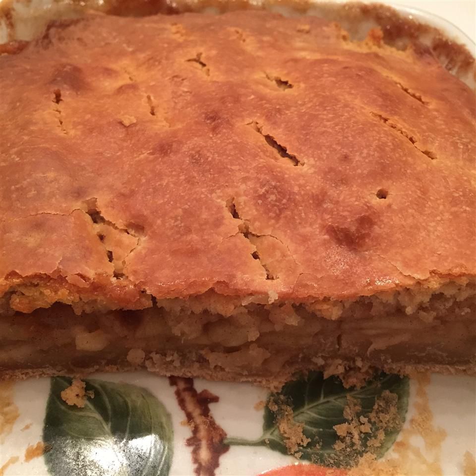 apple pie-style sheet cake