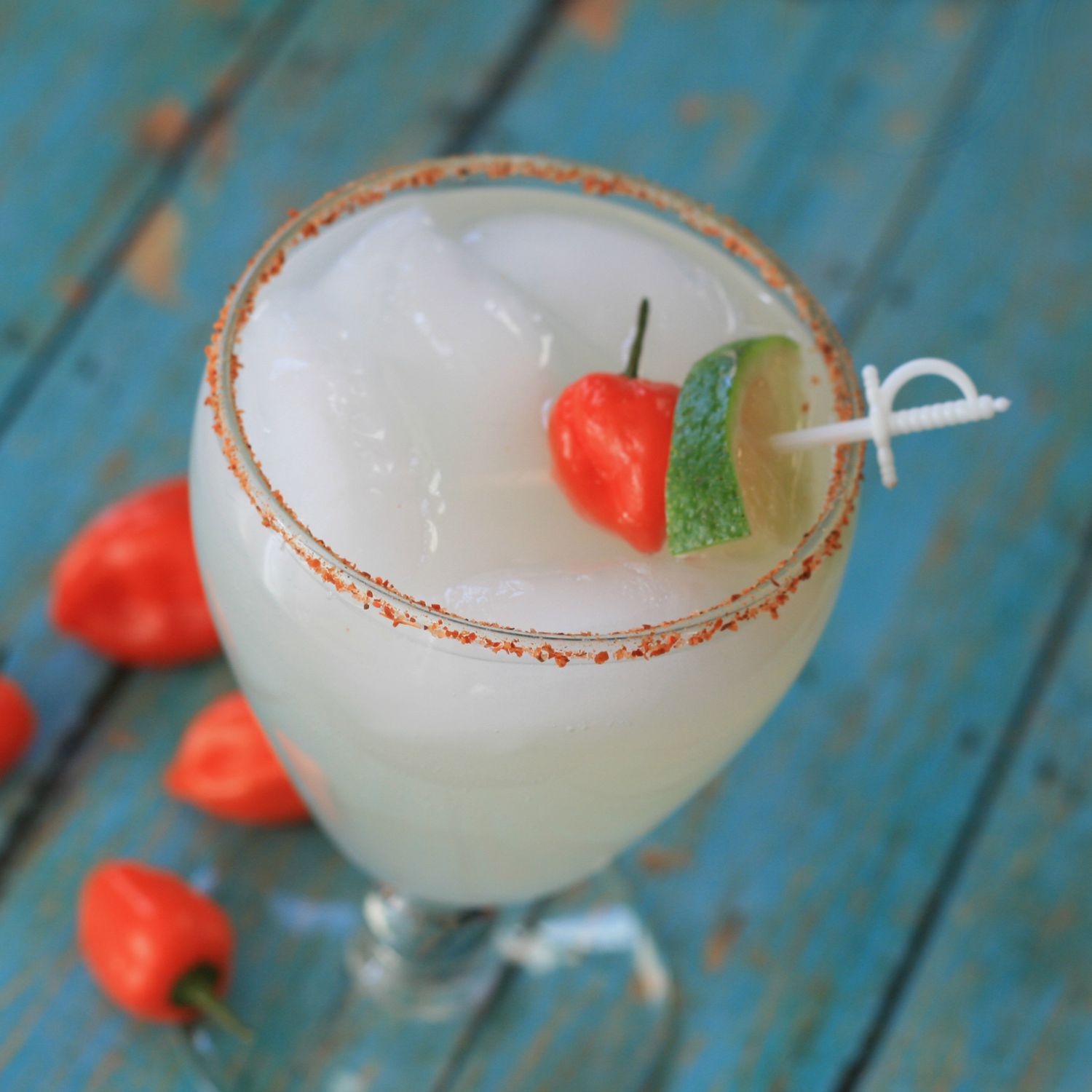 Paloma Picante on a wooden background
