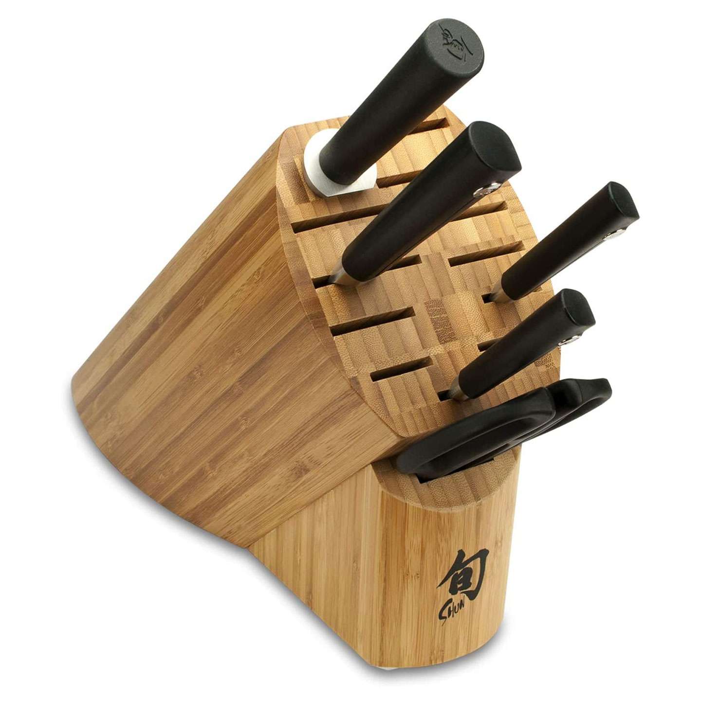 asian-style knife block set