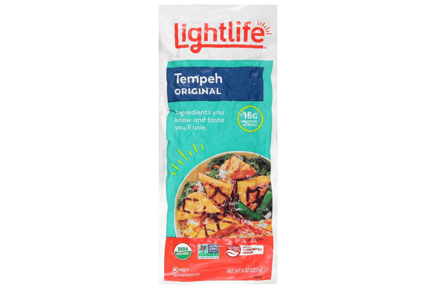 Lightlife Organic Vegan Tempeh Original