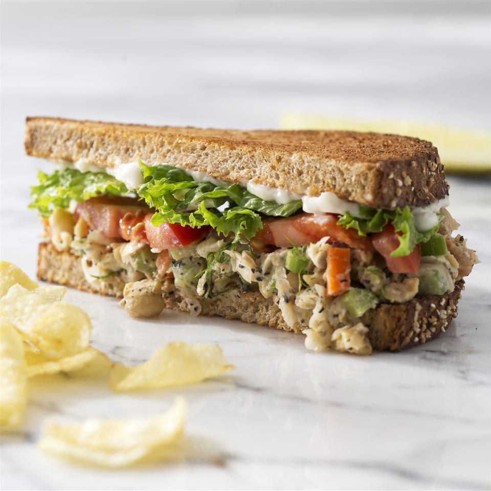 Chickpea "Tuna" Salad Sandwiches