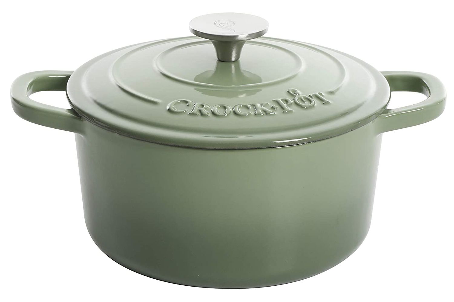 Crock-Pot Artisan Round Enameled Cast Iron Dutch Oven