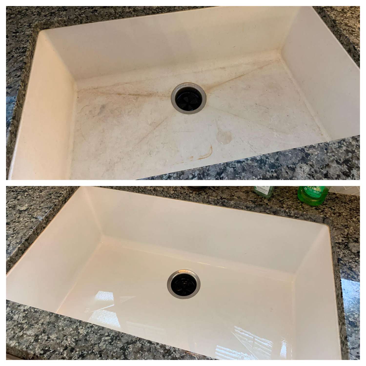 Dirty Sink Before and After