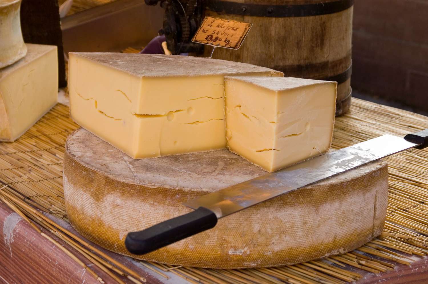 Gruyere at French farmers market