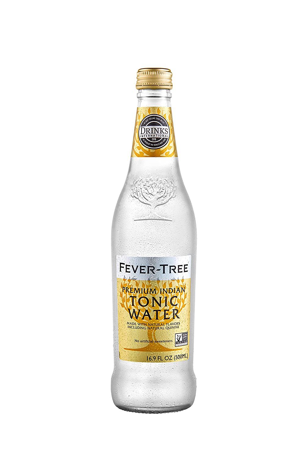 fever tree tonic water in glass bottle