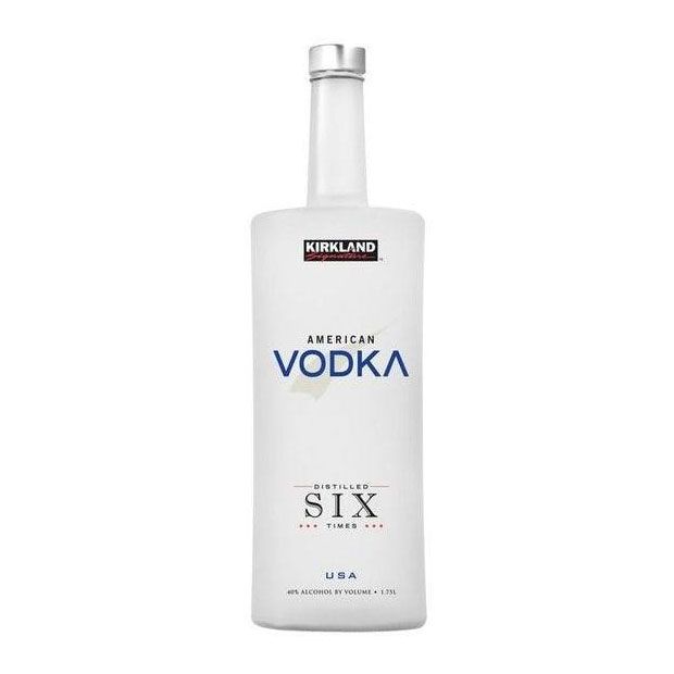 1.75L bottle of Kirkland american vodka