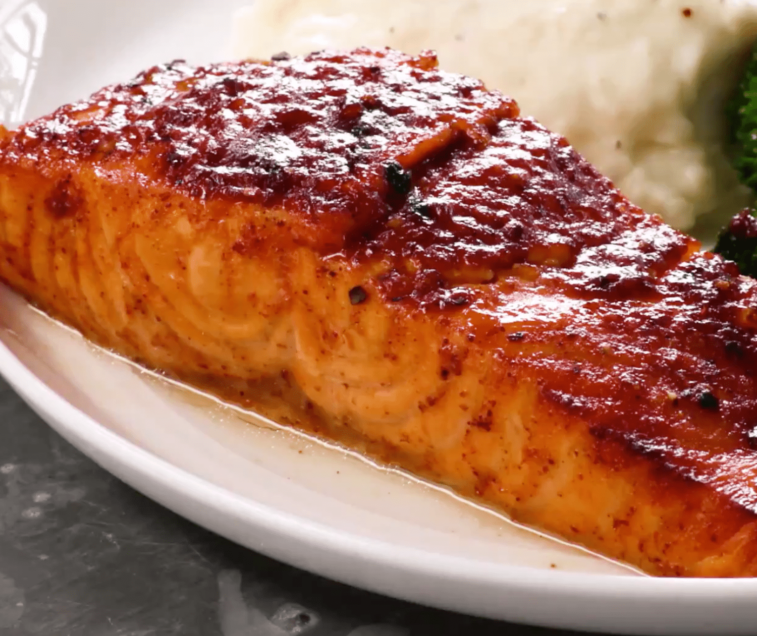 Bourbon-Marinated Salmon