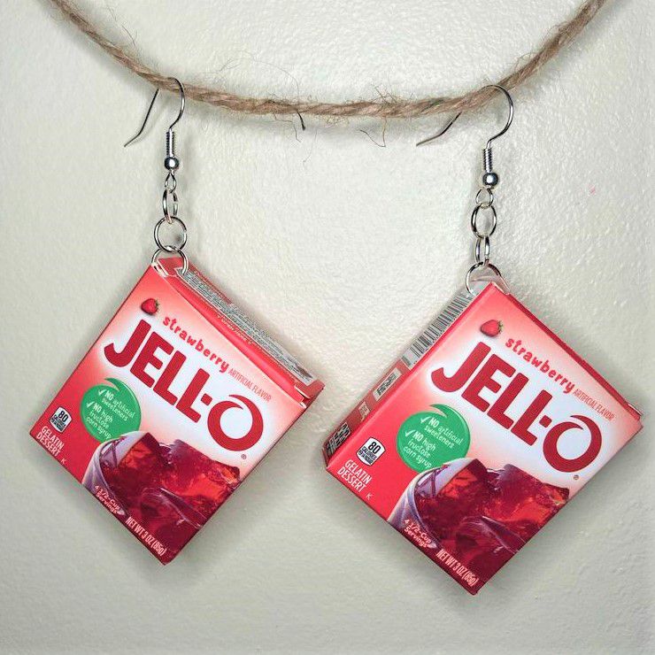 jello earrings