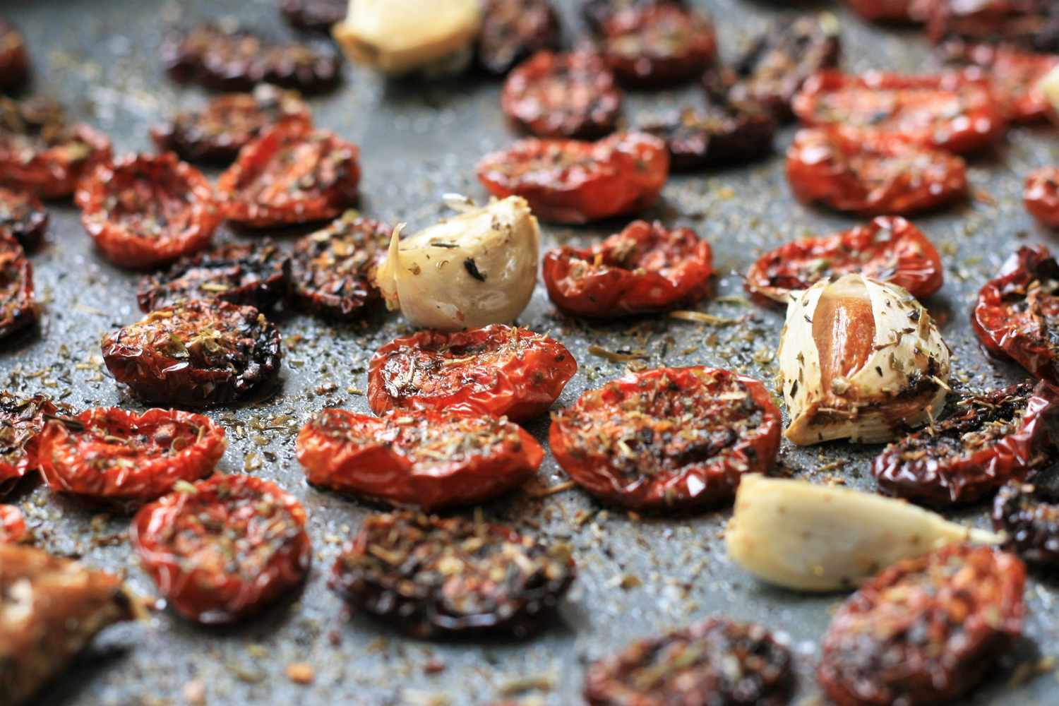 Slow-Roasted Cherry Tomatoes and Garlic