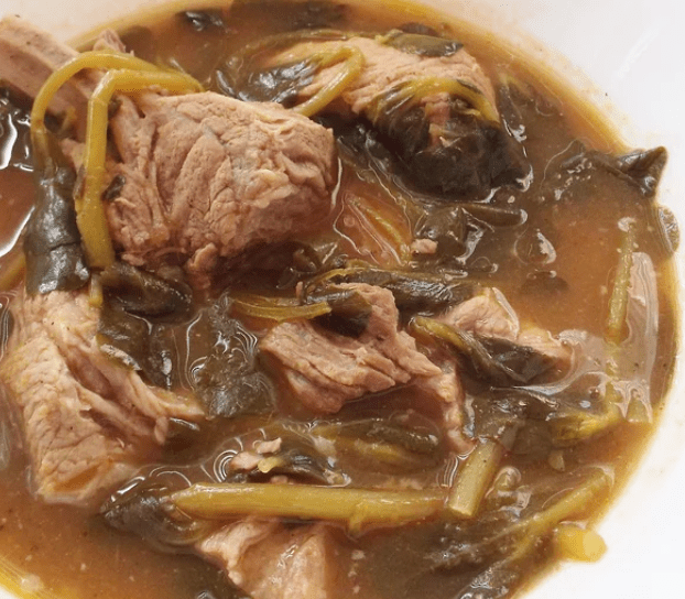 Purslane Pork Stew