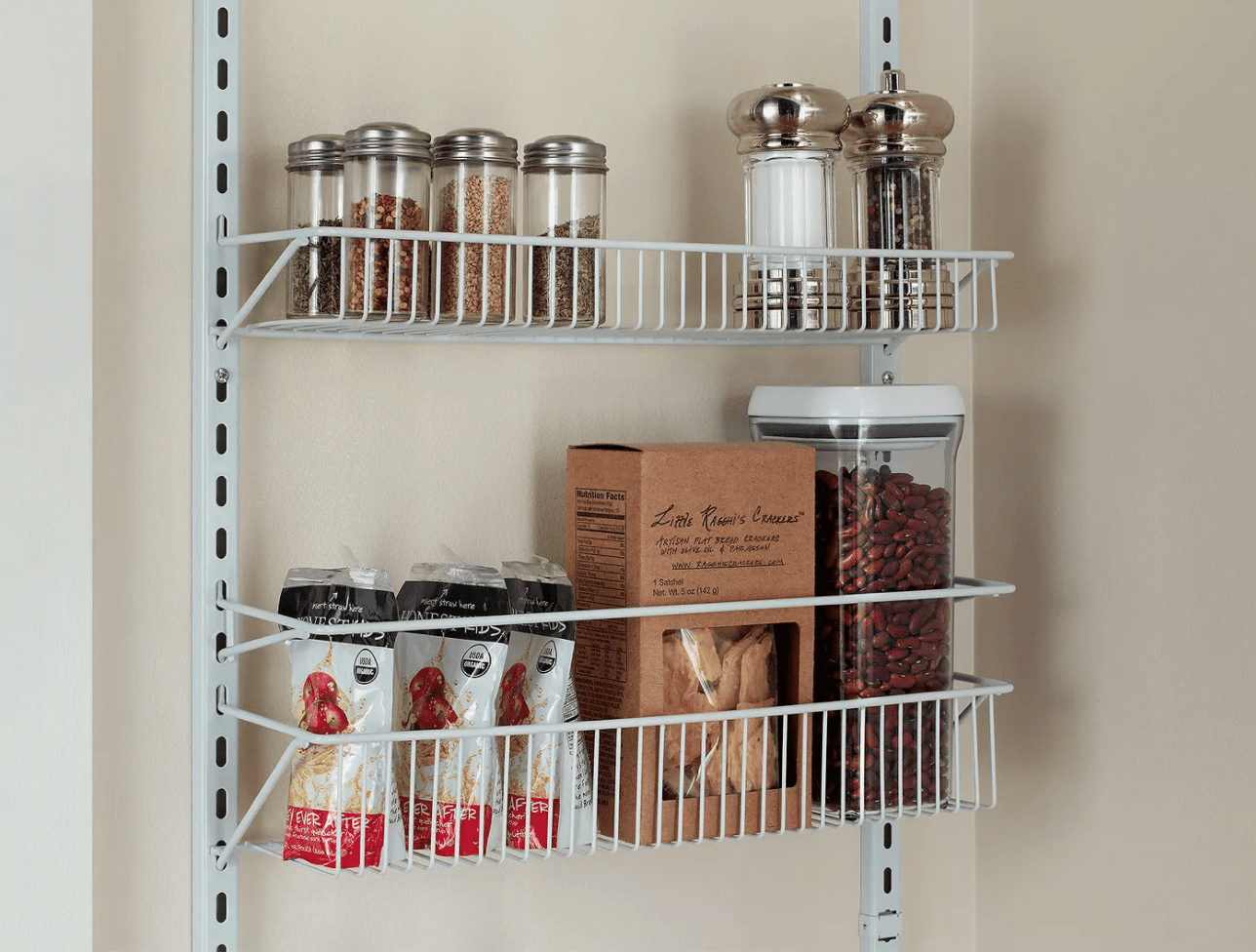 Details about   Over The Door Pantry Organizer Rack Storage Kitchen Cabinet Holder Sheet Board 