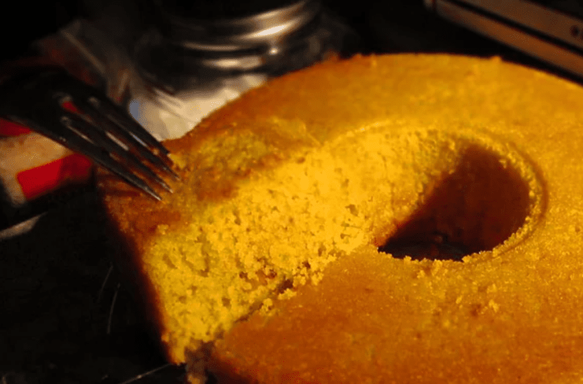 Sweet Cornmeal Cake Brazilian-Style