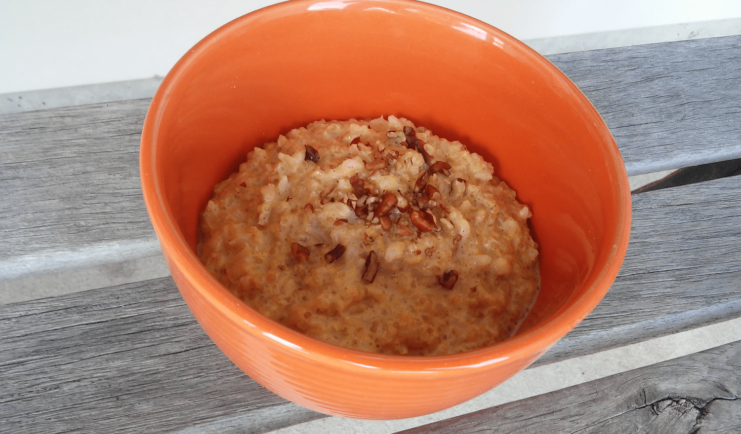 Rice and Quinoa Breakfast Pudding