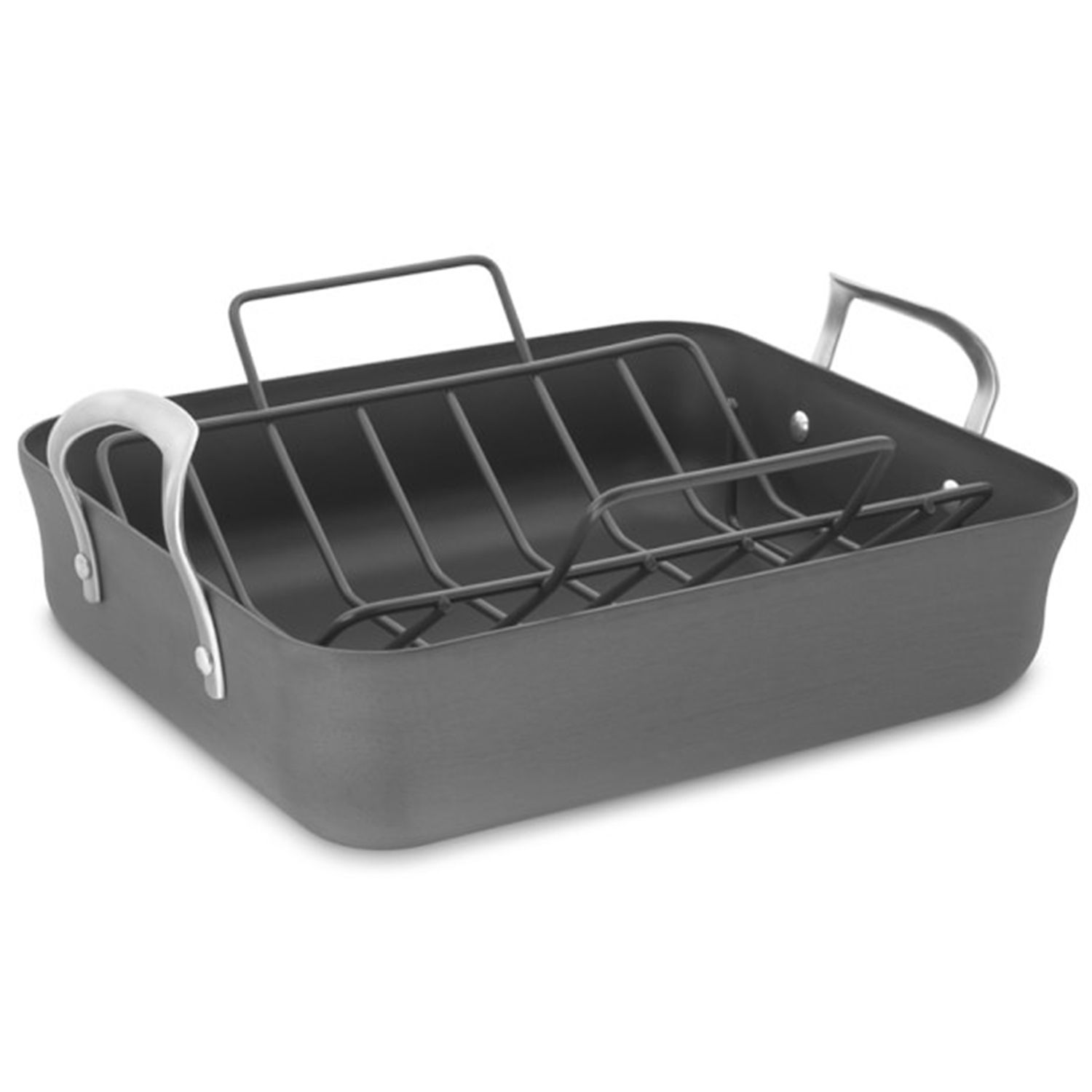 Details about   Extra Deep Roasting Dish 20" Aluminium Integral Handles Oven Baking Pan 
