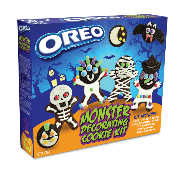 oreo monster decorating cookie kit in box